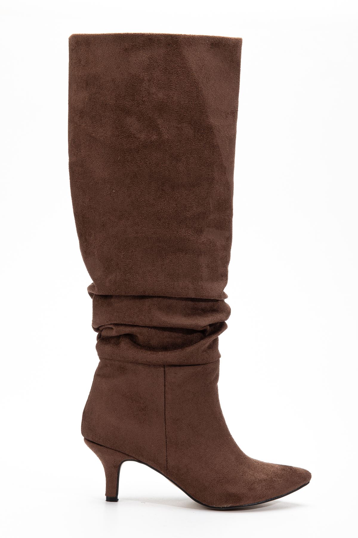 SR-2001 Brown Stiletto Heels Casual Women's Boots