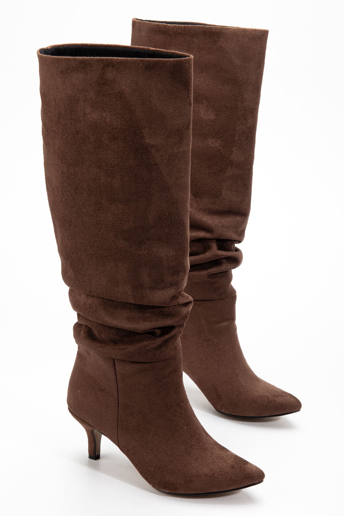 SR-2001 Brown Stiletto Heels Casual Women's Boots