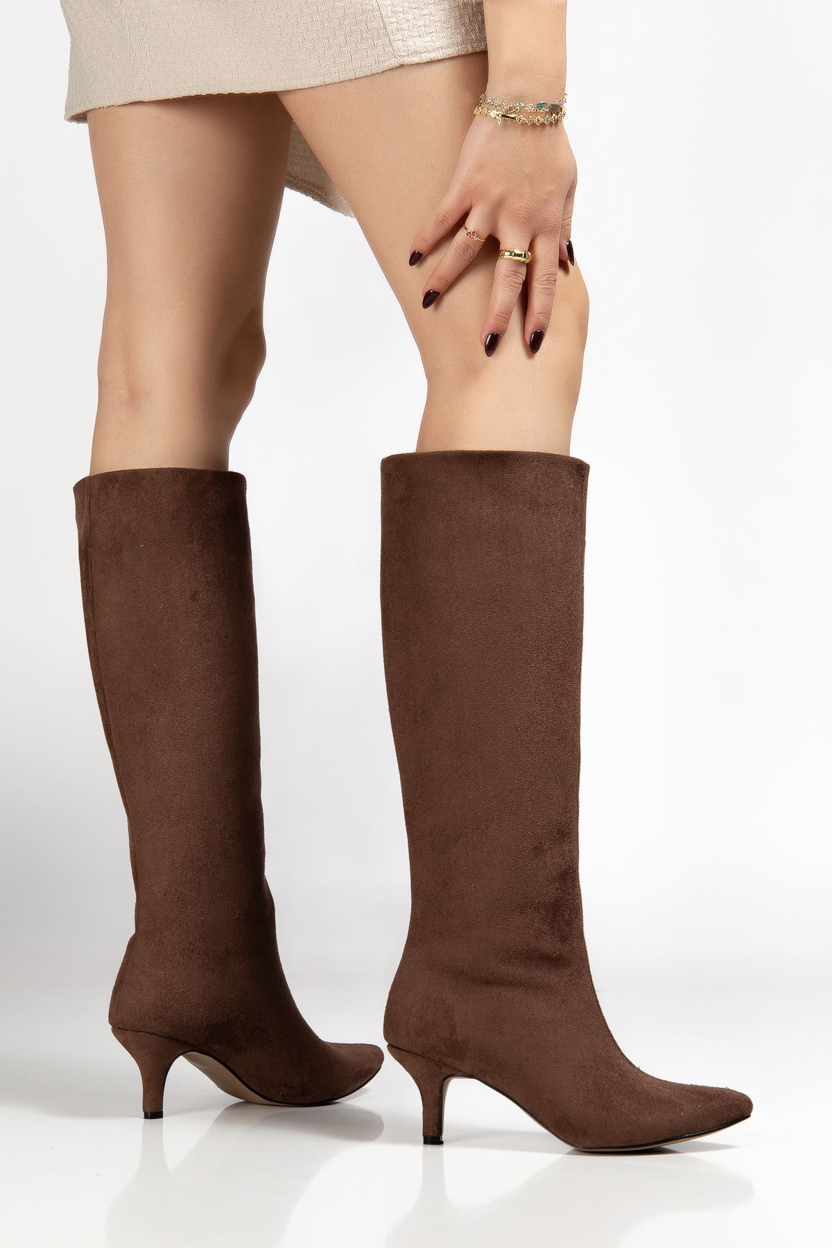 SYT-2025 Black Skin Casual Women's Boots