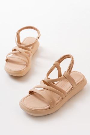 841-841 Nut Lastikli Günlük Kadın Sandalet