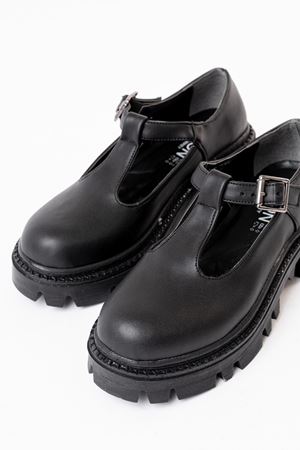 868-757 Черные повседневные туфли с высокой подошвой