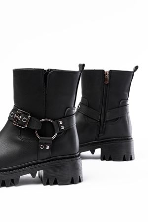 868-2015 Черные женские сапоги на молнии