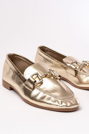 303 Gold Toka Aksesuarlı Günlük Kadın Babet 