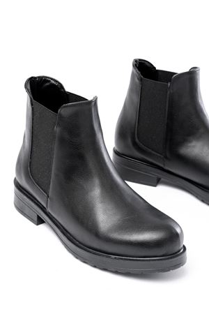 165-230 Siyah Lastikli Günlük Kadın Bot