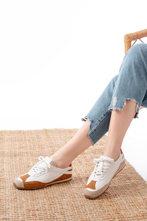 RS-02 Taba Garni İnce Taban Günlük Spor Ayakkabı  