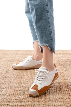 RS-02 Taba Garni İnce Taban Günlük Spor Ayakkabı  