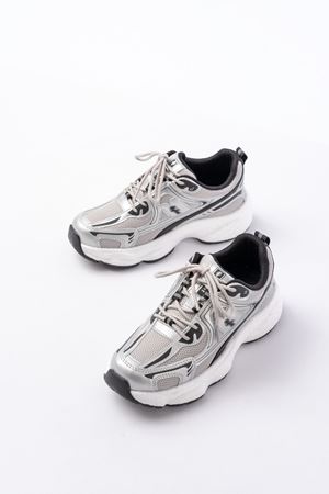 F-329 Gri Günlük Bağcıklı Beyaz Tabanlı Yazlık Spor Ayakkabı 