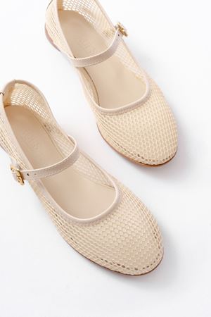 6325 Bej Fileli Baret Toka Detaylı Günlük Kadın Babet 