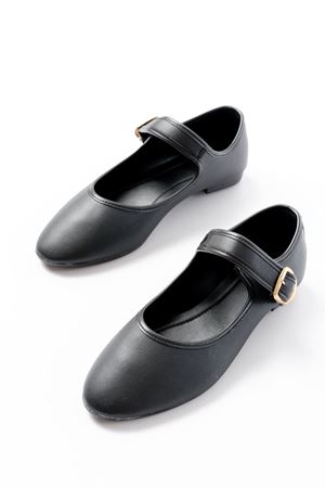 2606 Siyah Baretli Günlük Bayan Ayakkabı  