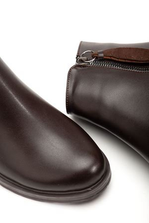 165-204 Black Suede Zipper Casual Women's Boots