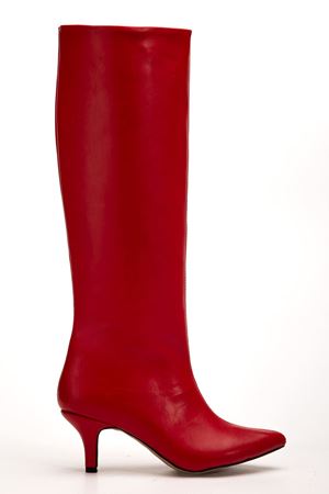 SYT-2025 Kırmızı Cilt Günlük Kadın Çizme