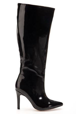 SYT-2004 Siyah Rugan Günlük Bayan Çizme 