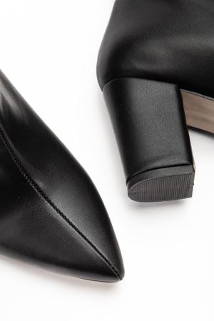 VRT-4801 Brown High Thick Heels Zippered Women's Boots