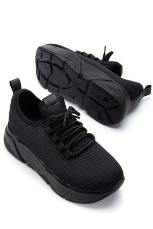 RS-400 Black Lace-Up Mesh Platinum Sole Casual Women's Sport