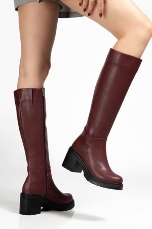 767-3013 Black Zipper Casual Women's Boots