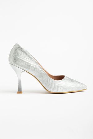 725 Gold Sequin Patterned Pointed-toe Heeled Women's Shoes