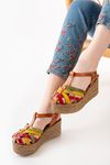 684-02 Multi Orthopedic Genuine Leather Padding Women's Sandals