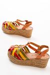 684-02 Multi Orthopedic Genuine Leather Padding Women's Sandals