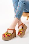 684-02 Multi Orthopedic Genuine Leather Padding Women's Sandals