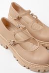 868-756 Nut Casual High Sole Loafer Shoes