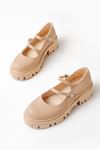 868-756 Nut Casual High Sole Loafer Shoes