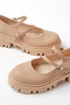 868-756 Nut Casual High Sole Loafer Shoes