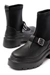 236-2034 Black Stretch Casual Women's Boots