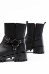 868-2015 Black Zipper Casual Women's Boots