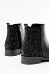 165-212 Black Stone Accessory Zippered Women's Boots
