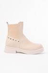 02-2005 Beige Elastic Casual Women's Boots