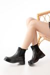 02-2005 Black Elasticated Casual Women's Boots