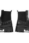 868-2005 Black Elasticated Casual Women's Boots