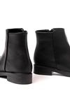 165-204 Black Zipper Casual Women's Boots