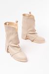 270-3045 Beige Casual Women's Boots