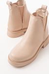 02-02 Nut Elastic Women's Boots with Stone Accessories