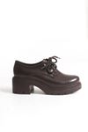 746-759 Black Casual High Sole Loafer Shoes