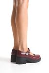 746-759 Black Casual High Sole Loafer Shoes