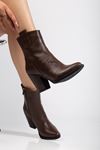 767-3040 Black Casual Thick Heeled Women's Boots