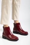 165-204 Black Suede Zipper Casual Women's Boots