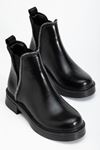 02-02 Elasticated Women's Boots with Black Stone Accessories