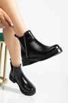 02-02 Elasticated Women's Boots with Black Stone Accessories