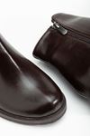 165-204 Black Suede Zipper Casual Women's Boots