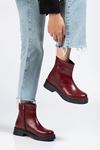 02-3033 Black Zipper Casual Women's Boots
