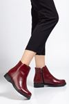 165-204 Black Suede Zipper Casual Women's Boots