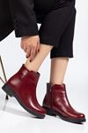 165-204 Black Suede Zipper Casual Women's Boots
