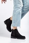 165-230 Black Elasticated Women's Casual Boots
