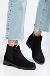 165-230 Black Elasticated Women's Casual Boots
