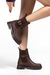 02-2004 Elasticated Women's Boots with Brown Buckle Accessories