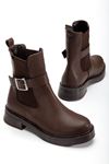 02-2004 Elasticated Women's Boots with Brown Buckle Accessories