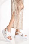 24422-1164 Nut  Padded Heel Women Sandals